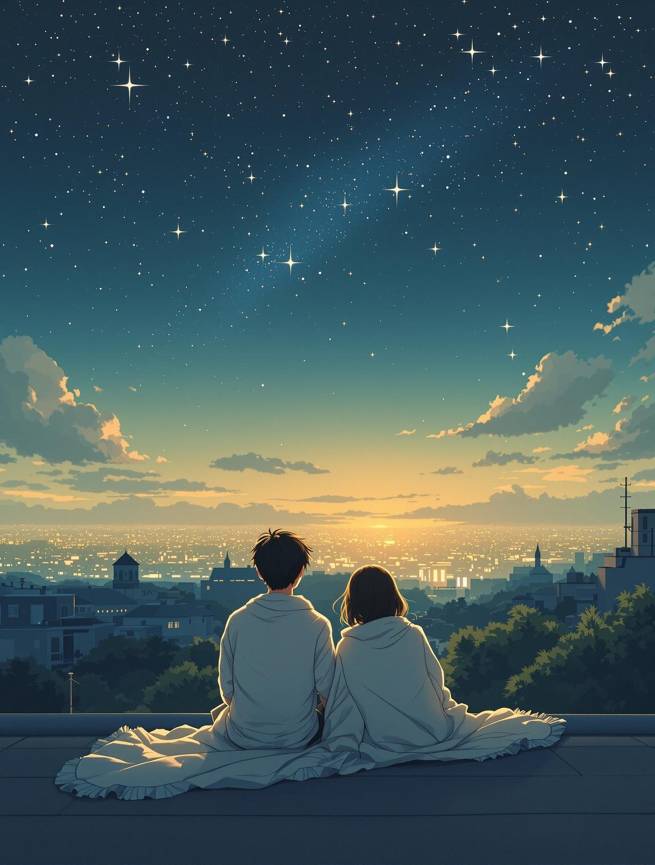 短剧素材库 - 星空下的约定 封面